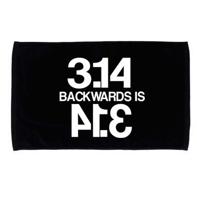 Pi 3.14 Backwards Is Pie Microfiber Hand Towel