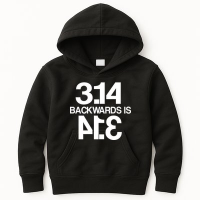 Pi 3.14 Backwards Is Pie Kids Hoodie