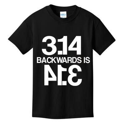 Pi 3.14 Backwards Is Pie Kids T-Shirt