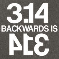 Pi 3.14 Backwards Is Pie Cotton Canvas Backpack
