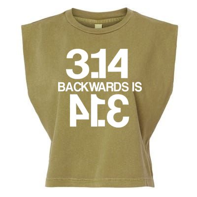 Pi 3.14 Backwards Is Pie Garment-Dyed Women's Muscle Tee