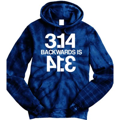 Pi 3.14 Backwards Is Pie Tie Dye Hoodie