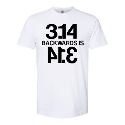 Pi 3.14 Backwards Is Pie Softstyle® CVC T-Shirt