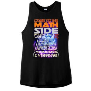 Pi Day - Come To The Math Side Parody Ladies PosiCharge Tri-Blend Wicking Tank