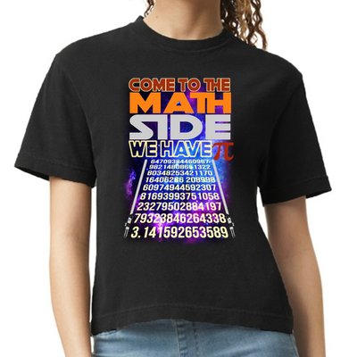 Pi Day - Come To The Math Side Parody Comfort Colors Boxy T-Shirt