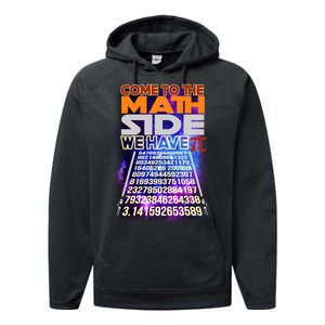 Pi Day - Come To The Math Side Parody Performance Fleece Hoodie