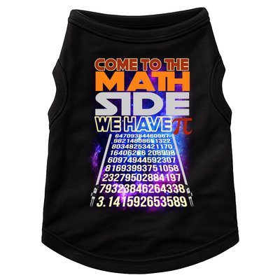 Pi Day - Come To The Math Side Parody Doggie Tank