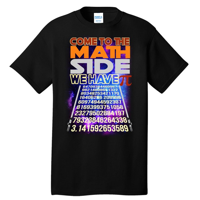 Pi Day - Come To The Math Side Parody Tall T-Shirt