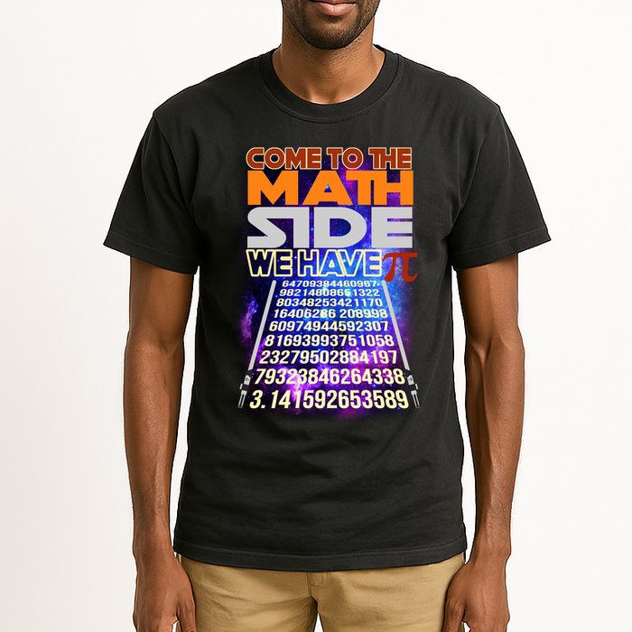 Pi Day - Come To The Math Side Parody Tall T-Shirt