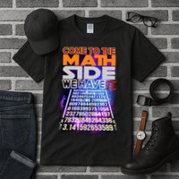 Pi Day - Come To The Math Side Parody Tall T-Shirt