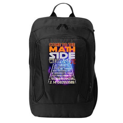 Pi Day - Come To The Math Side Parody City Backpack