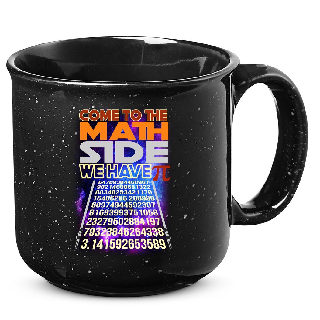 Pi Day - Come To The Math Side Parody 15oz Campfire Ceramic Mug
