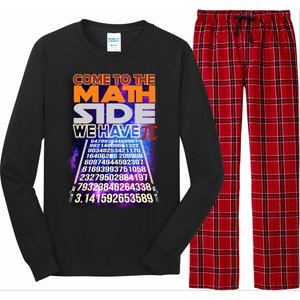 Pi Day - Come To The Math Side Parody Long Sleeve Pajama Set