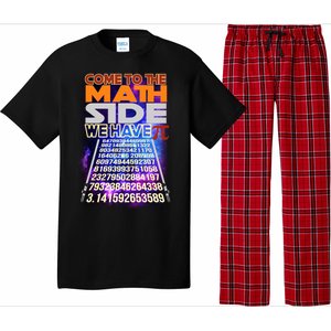 Pi Day - Come To The Math Side Parody Pajama Set