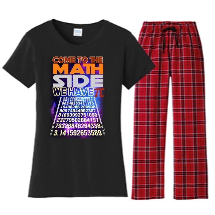 Pi Day - Come To The Math Side Parody Women's Flannel Pajama Set