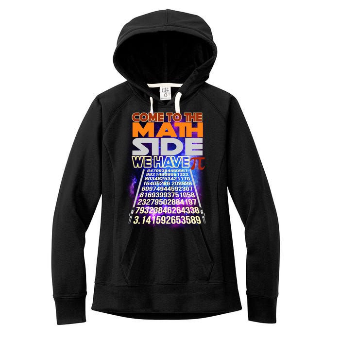 Pi Day - Come To The Math Side Parody Women's Fleece Hoodie