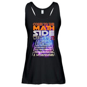 Pi Day - Come To The Math Side Parody Ladies Essential Flowy Tank