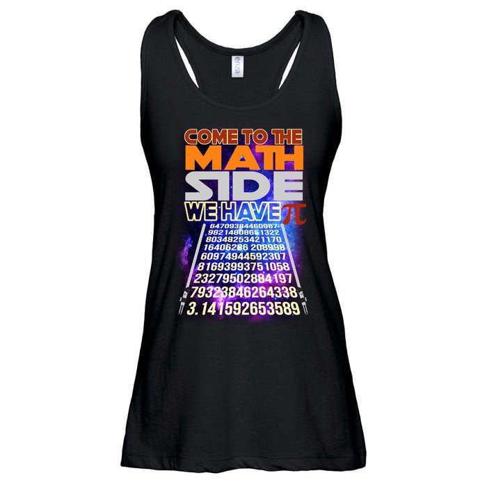 Pi Day - Come To The Math Side Parody Ladies Essential Flowy Tank