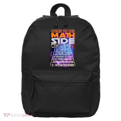 Pi Day - Come To The Math Side Parody 16 in Basic Backpack