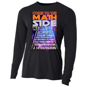 Pi Day - Come To The Math Side Parody Cooling Performance Long Sleeve Crew