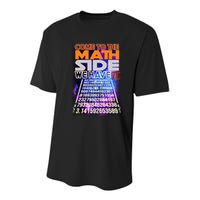 Pi Day - Come To The Math Side Parody Youth Performance Sprint T-Shirt