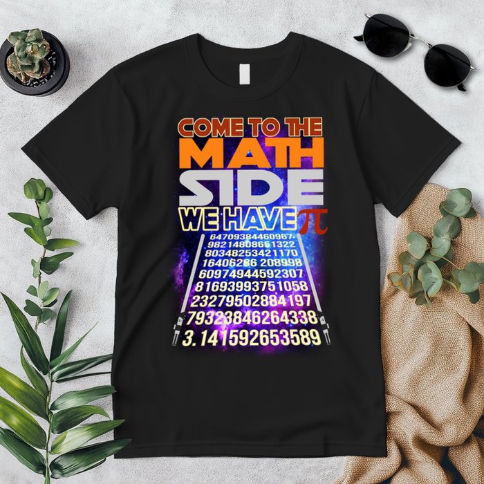 Pi Day - Come To The Math Side Parody Premium T-Shirt