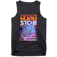 Pi Day - Come To The Math Side Parody Tank Top