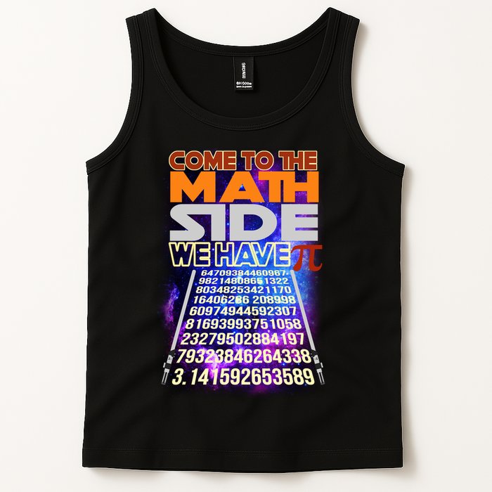 Pi Day - Come To The Math Side Parody Tank Top