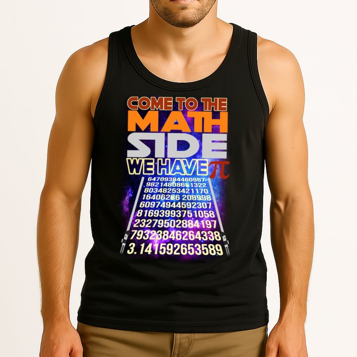 Pi Day - Come To The Math Side Parody Tank Top