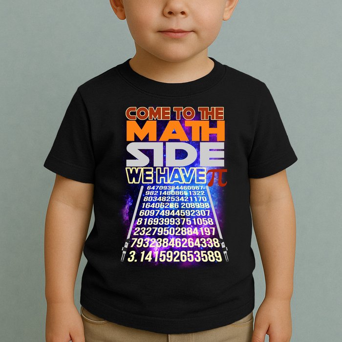 Pi Day - Come To The Math Side Parody Toddler T-Shirt