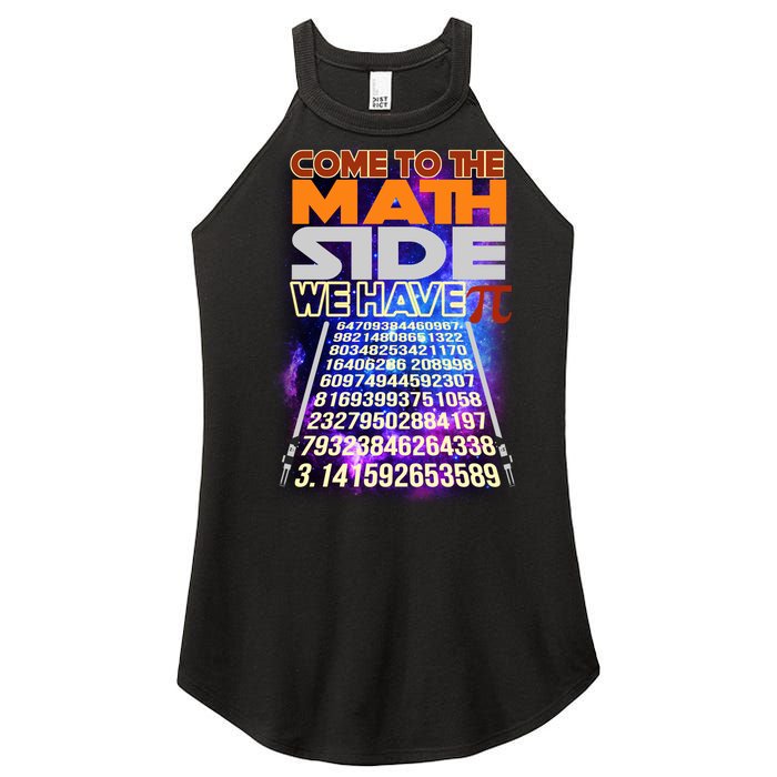 Pi Day - Come To The Math Side Parody Women's Perfect Tri Rocker Tank