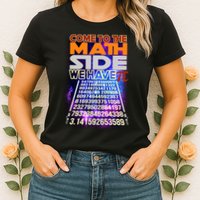 Pi Day - Come To The Math Side Parody Womens T-Shirt