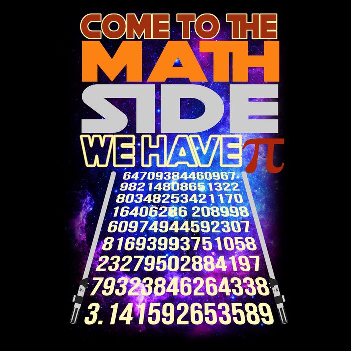 Pi Day - Come To The Math Side Parody Womens T-Shirt