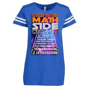 Pi Day - Come To The Math Side Parody Enza Ladies Jersey Football T-Shirt