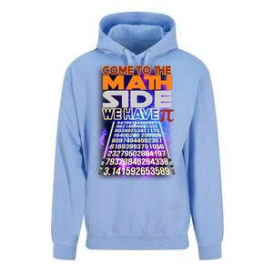 Pi Day - Come To The Math Side Parody Unisex Surf Hoodie