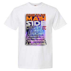 Pi Day - Come To The Math Side Parody Garment-Dyed Heavyweight T-Shirt