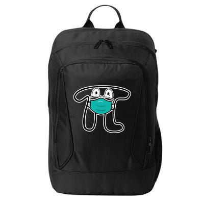 Pi Day 3.14 Quarantine Mask Pandemic  City Backpack