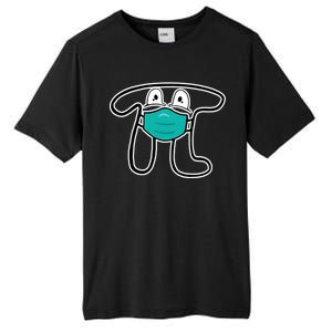 Pi Day 3.14 Quarantine Mask Pandemic  Tall Fusion ChromaSoft Performance T-Shirt