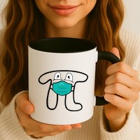 Pi Day 3.14 Quarantine Mask Pandemic  Mug