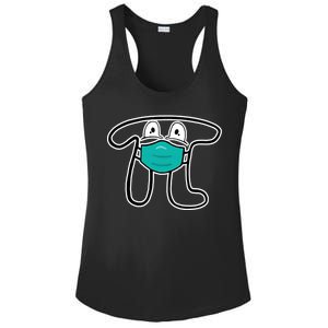 Pi Day 3.14 Quarantine Mask Pandemic  Ladies PosiCharge Competitor Racerback Tank