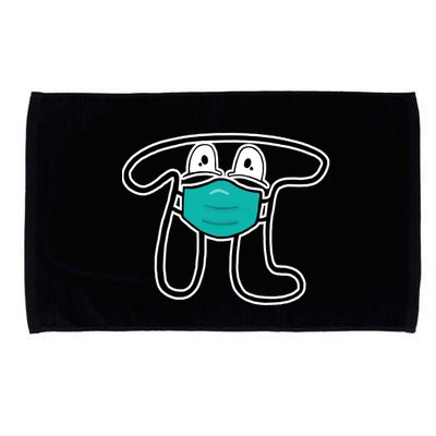 Pi Day 3.14 Quarantine Mask Pandemic  Microfiber Hand Towel