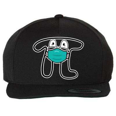 Pi Day 3.14 Quarantine Mask Pandemic  Wool Snapback Cap