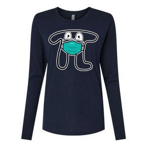 Pi Day 3.14 Quarantine Mask Pandemic  Womens Cotton Relaxed Long Sleeve T-Shirt