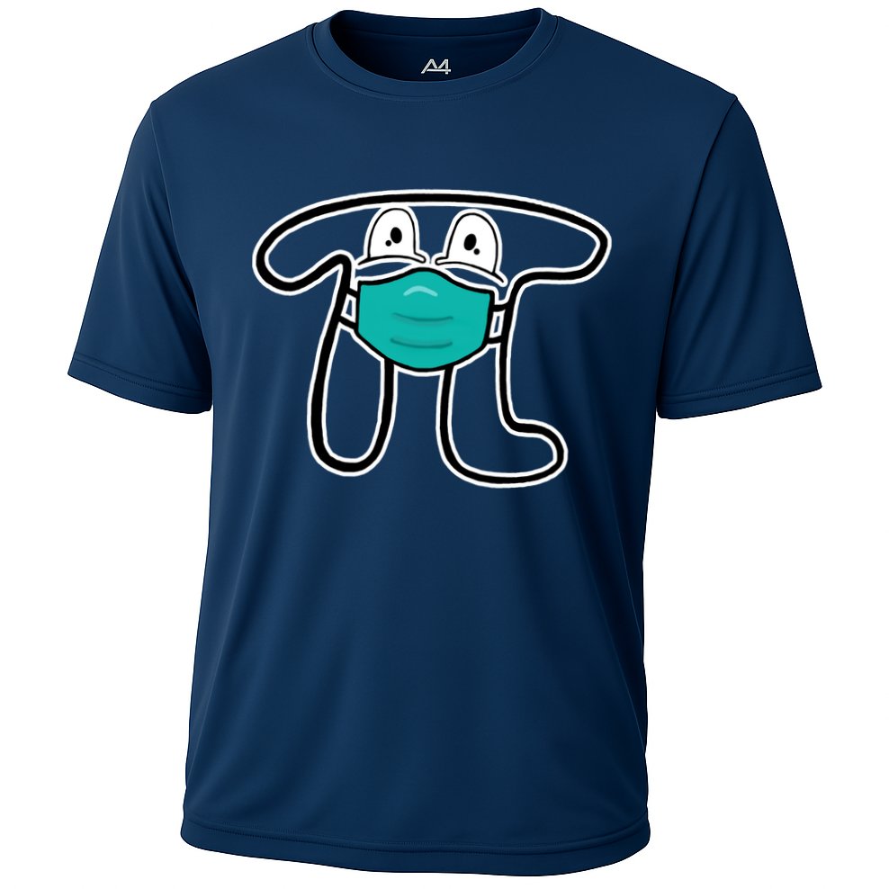 Pi Day 3.14 Quarantine Mask Pandemic  Performance Shirt