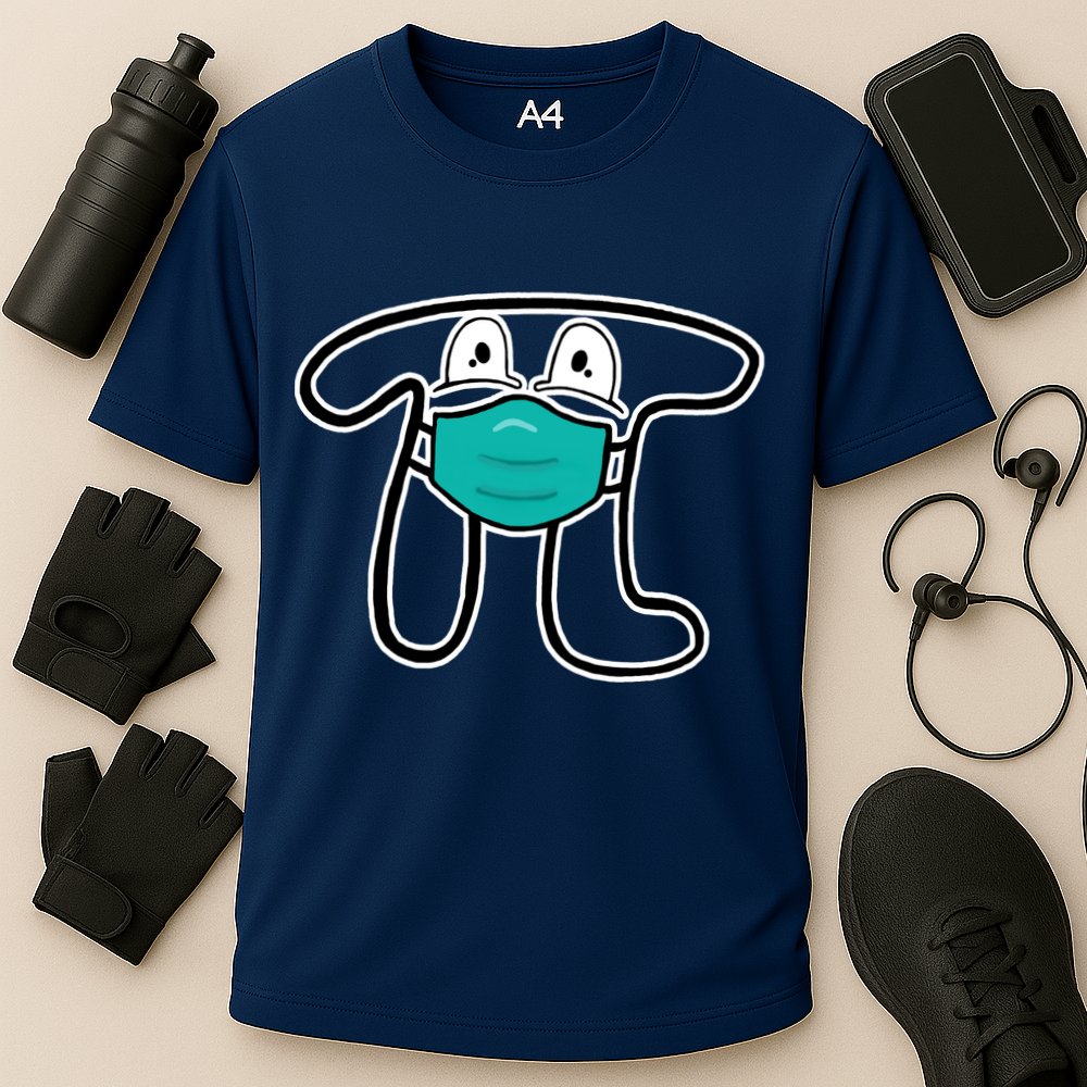 Pi Day 3.14 Quarantine Mask Pandemic  Performance Shirt