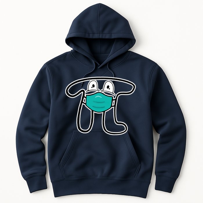 Pi Day 3.14 Quarantine Mask Pandemic  Hoodie