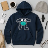 Pi Day 3.14 Quarantine Mask Pandemic  Hoodie