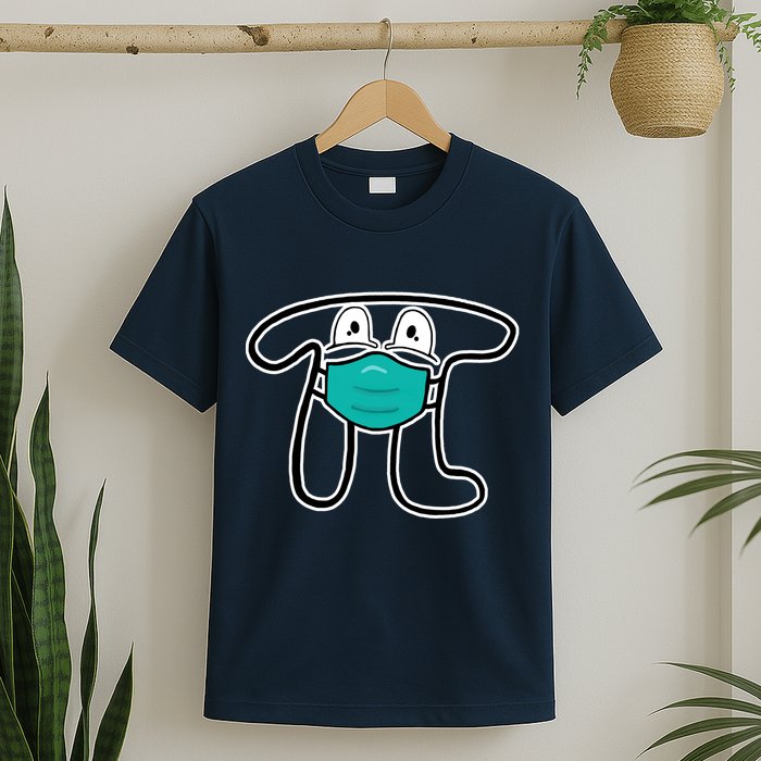 Pi Day 3.14 Quarantine Mask Pandemic  T-Shirt