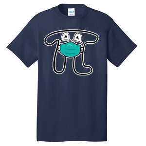 Pi Day 3.14 Quarantine Mask Pandemic  Tall T-Shirt