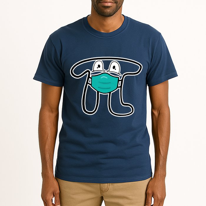 Pi Day 3.14 Quarantine Mask Pandemic  Tall T-Shirt